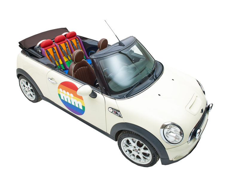 3 seater child seat in mini