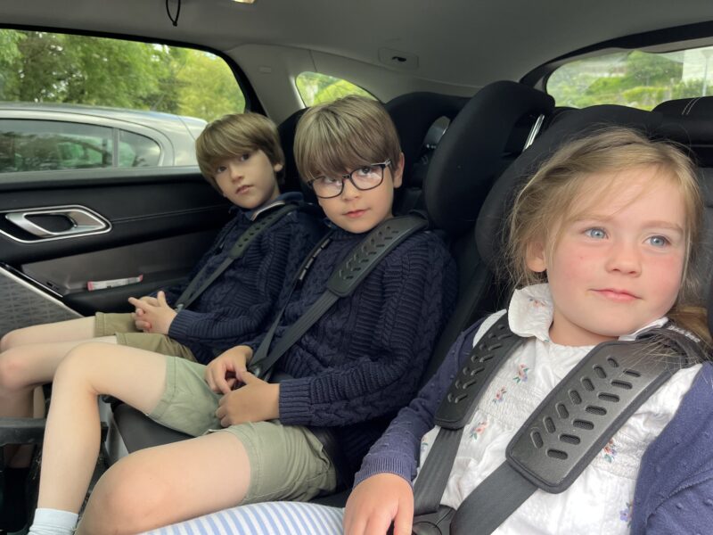 3 seat Multimac in a Range Rover Velar