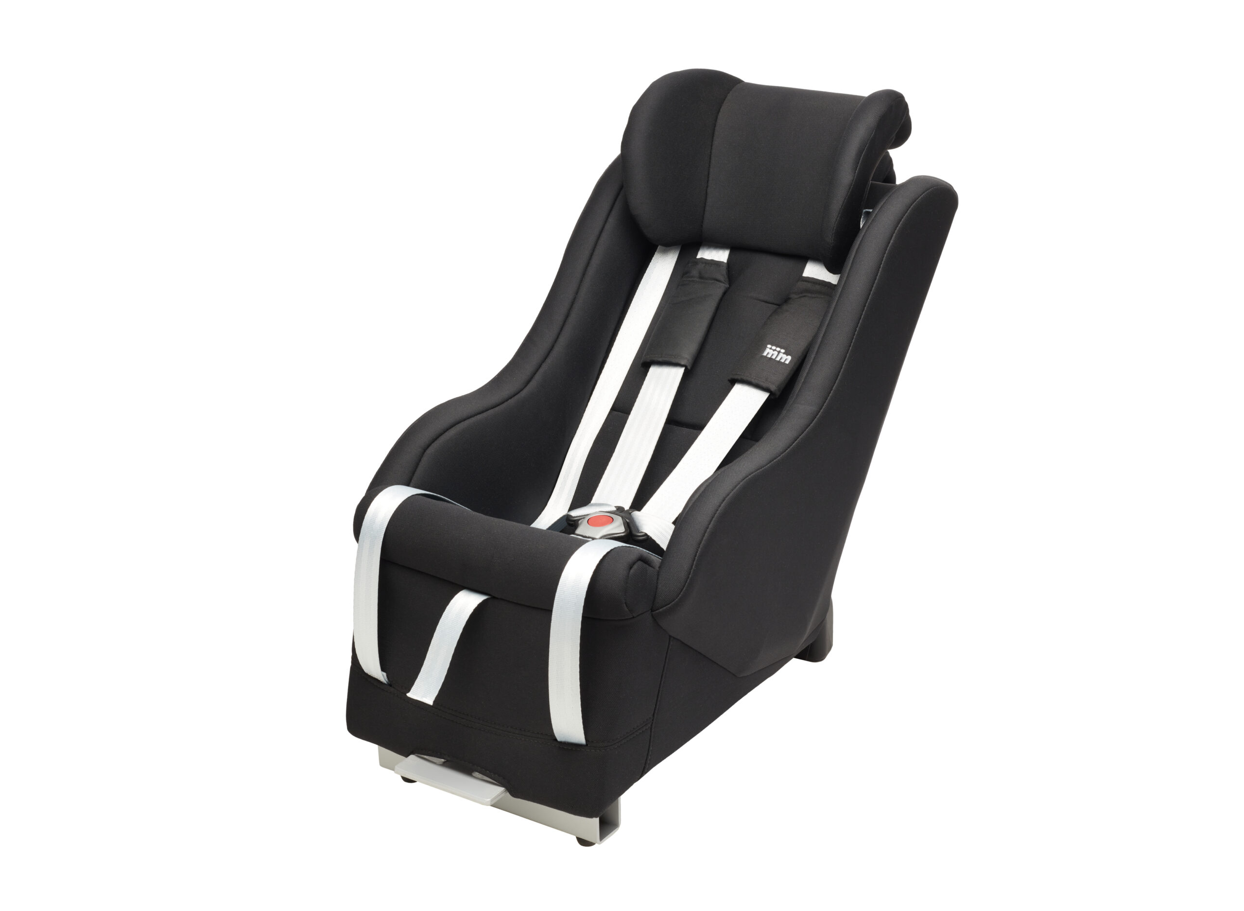 Close view of the Minimac harness and padding